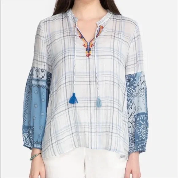 NWT Johnny Was Effortless Peasant Blouse - Picture 4 of 8